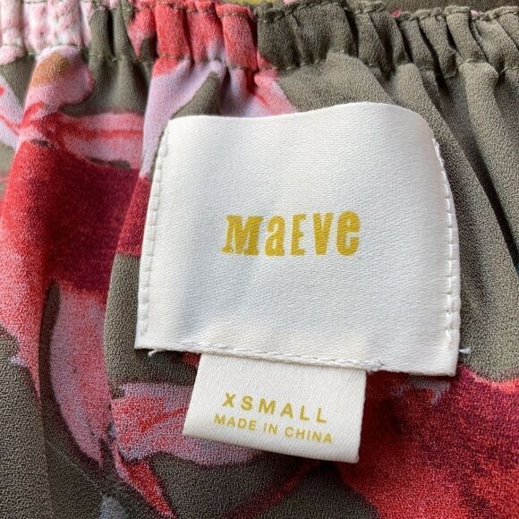 Anthropologie Mauve romantic floral top -XS - Picture 8 of 8